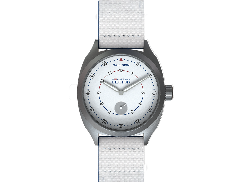 Waypoint Pilot Watch — White Dial