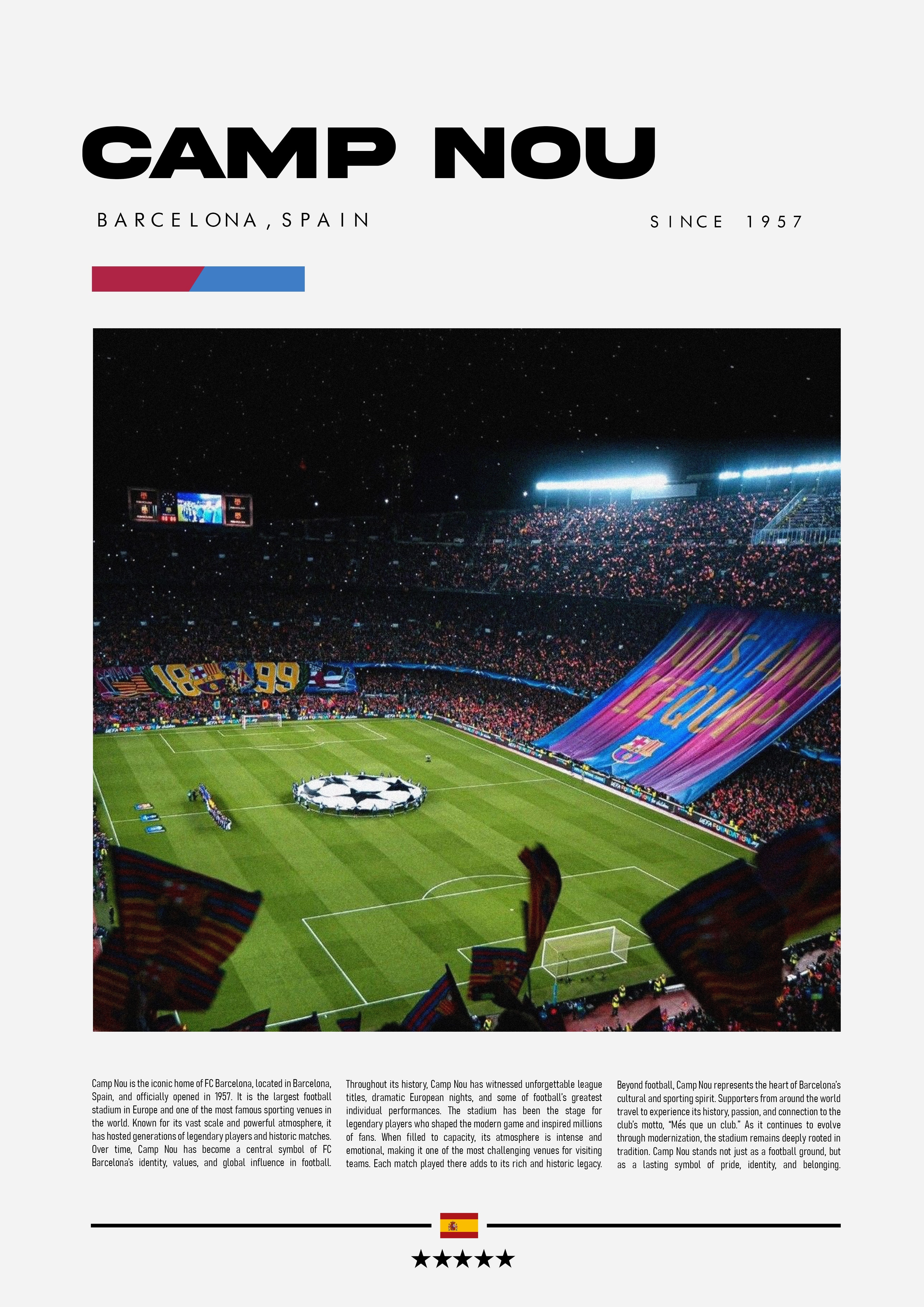 Camp Nou (Night) - Barcelona - Stadium Series