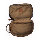 Campaign Waxed Canvas Toiletry Square Shave Kit
