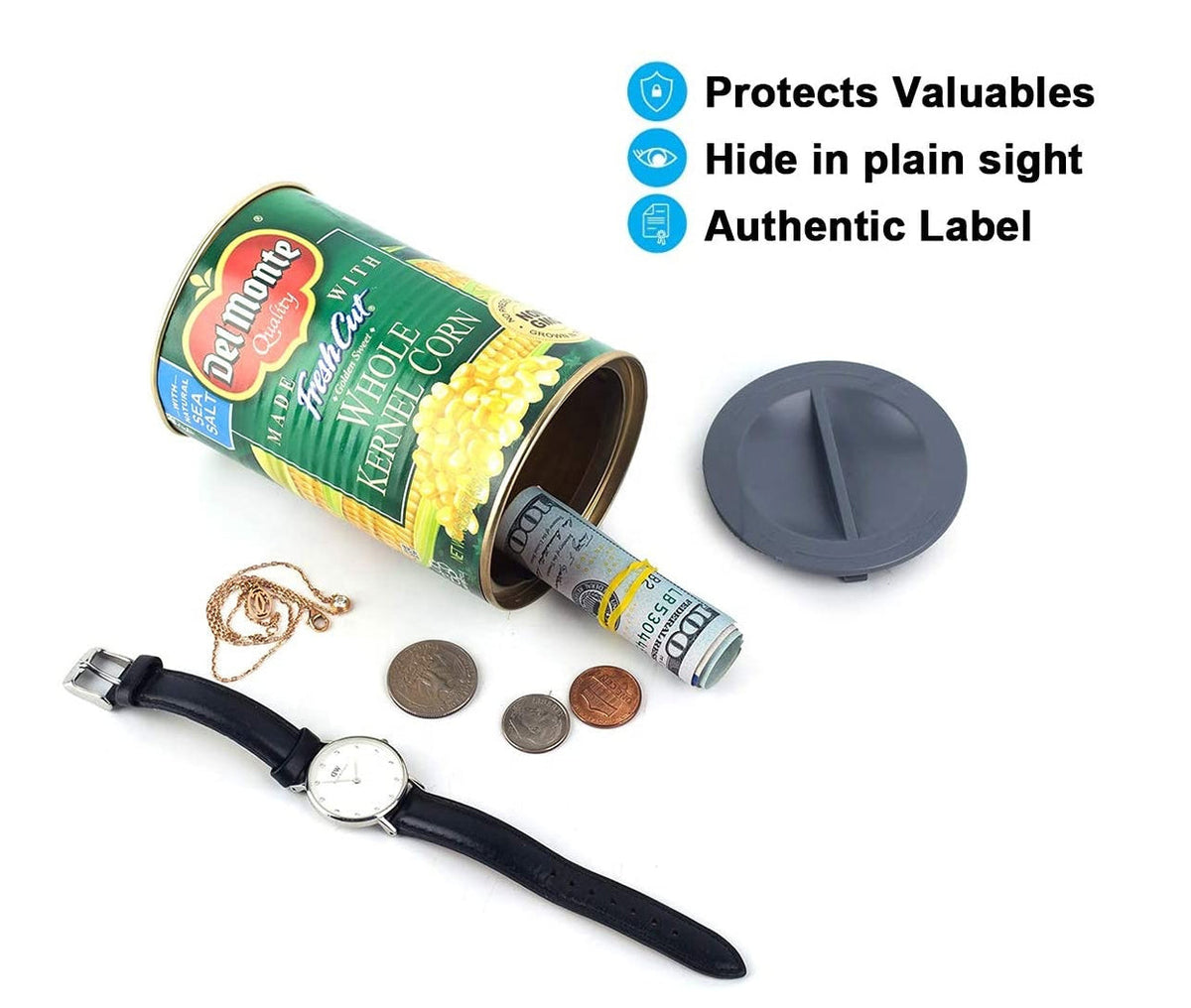 Fake Can Diversion Safe - Realistic Diversion Can Safes with secret hidden compartments to secure valuables