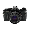 Canon AE1 Program Black Vintage 35mm Film Camera w/ 50mm Lens
