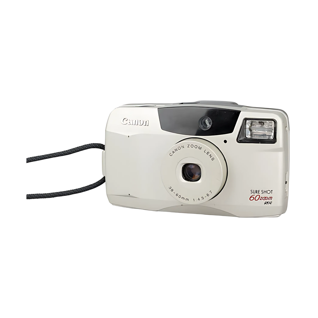 Canon Sure Shot 60 Zoom 35mm Point and Shoot Film Camera w/ 38-60mm Zoom Lens
