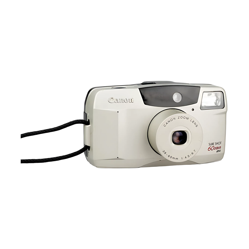 Canon Sure Shot 60 Zoom 35mm Point and Shoot Film Camera w/ 38-60mm Zoom Lens