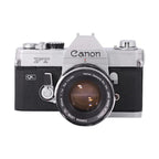 Canon FT-QL 35mm SLR Film Camera with 50mm MF Lens