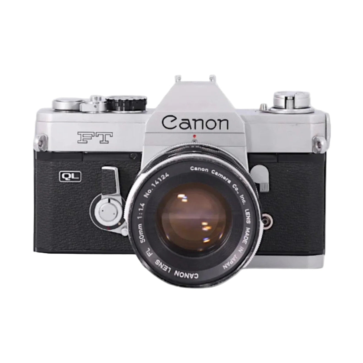 Canon FT-QL 35mm SLR Film Camera with 50mm MF Lens