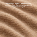 Antonio (orange) - Luxurious Italian peccary leather gloves with cashmere lining