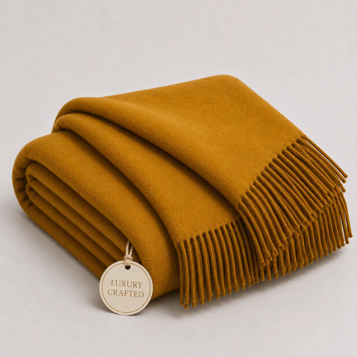 100% Cashmere Throw Blanket - 54"x60"