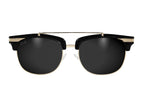 Gloss Black Gold - Jet Black Lens Polarized - Castaway