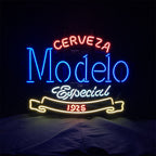 Cerveza Modelo Especial 1925 Beer Logo Neon Sign Light