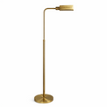 Elara Floor Lamp Gold outer and White inner