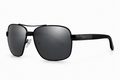 Biscayne Polarized Chrome & Black Sunglasses