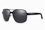Biscayne Polarized Chrome & Black Sunglasses