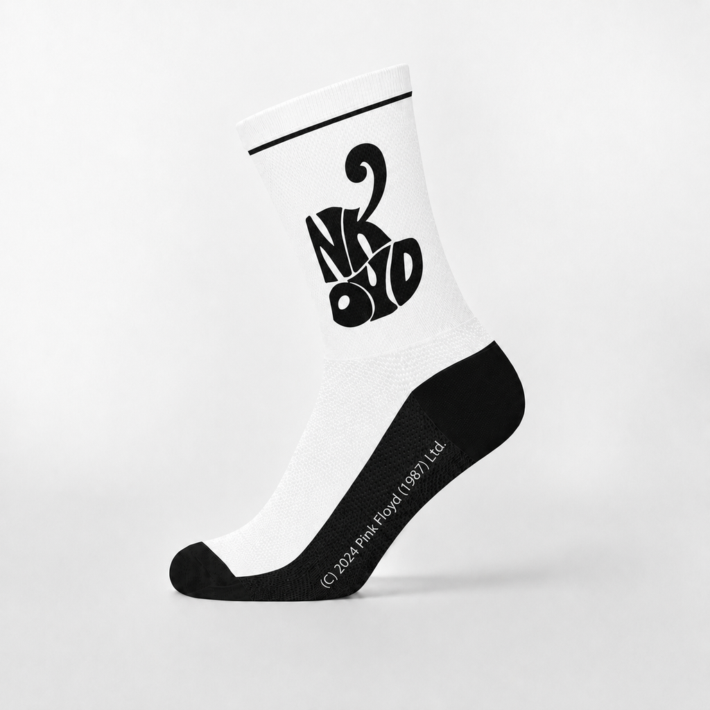 Pink Floyd White Tall Socks