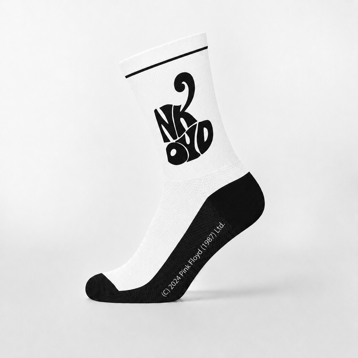 Pink Floyd White Tall Socks