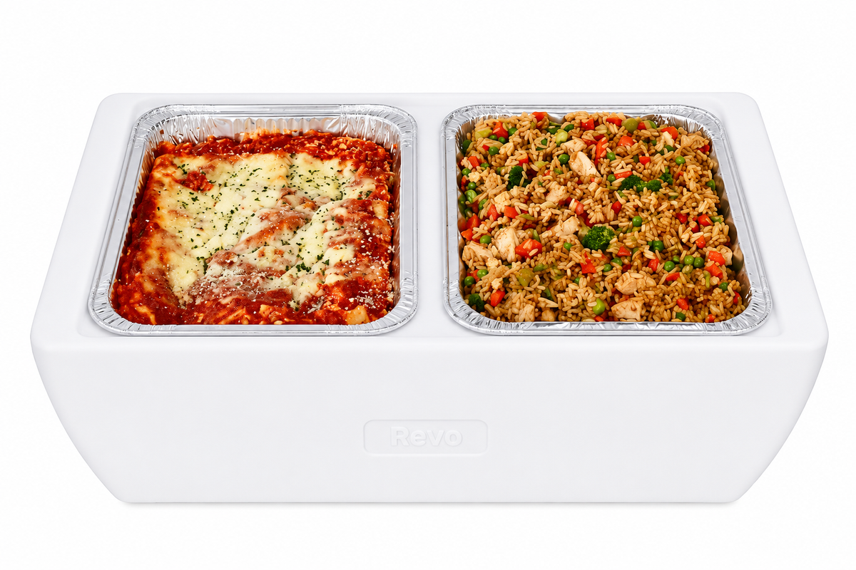 Dubler HEAT Flameless Chafer and Insulated Cooler™ | Polar White
