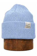 Celestial Blue Fine Gauge Upcycled Cotton Watchcap