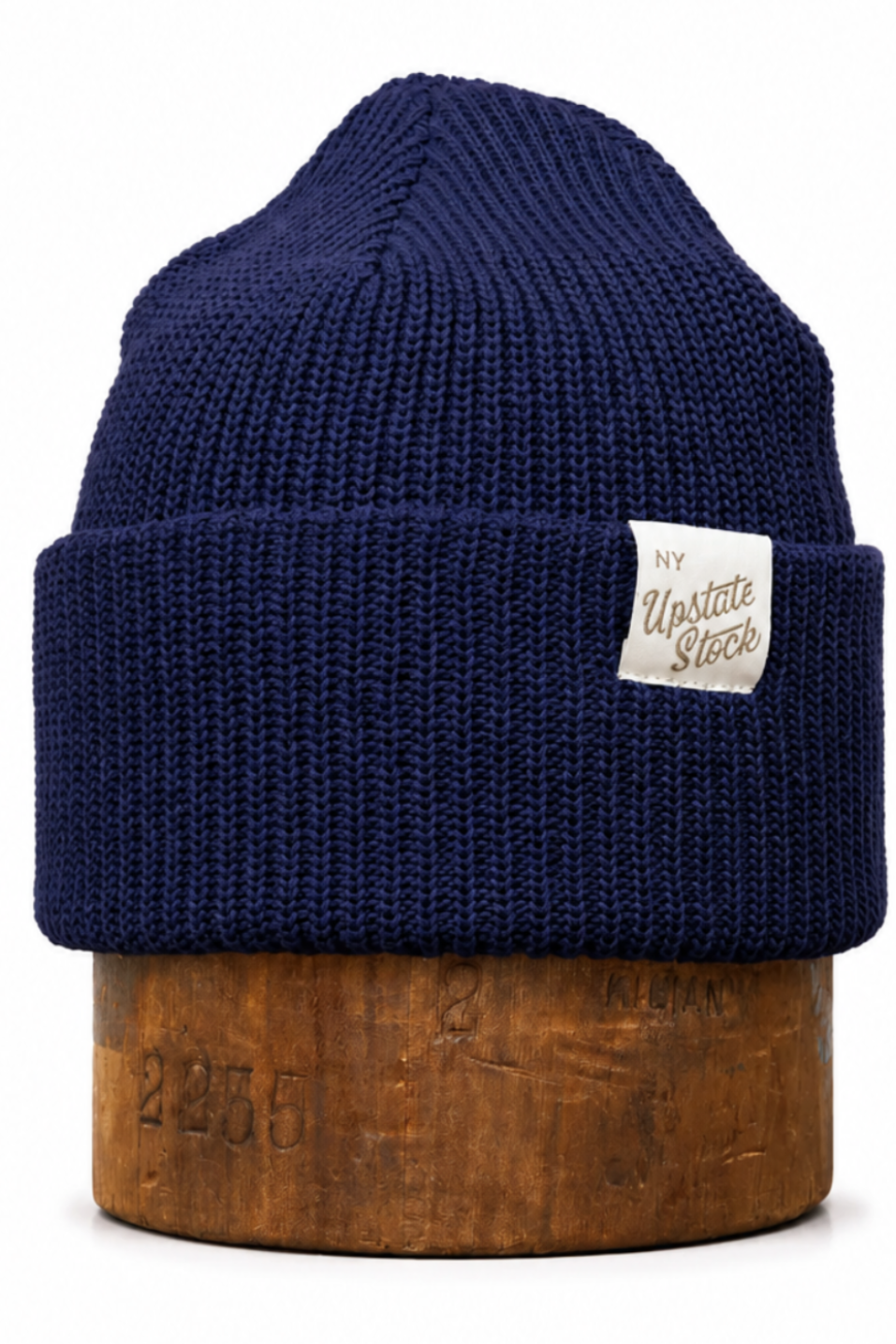 Navy Upcycled Cotton Watchcap