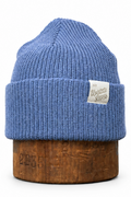 Cerulean Blue Upcycled Cotton Watchcap