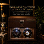 Luxury Automatic Watch Winder Box | Coffee Brown