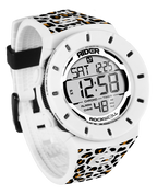 Coliseum Fit™ Forum - Cheetah Edition (White/Black) Watch
