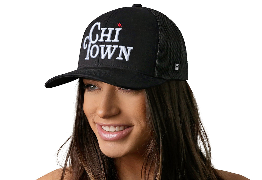 CHI-Town Trucker Hat  |  Chicago Script Snapback