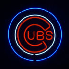 Chicago Cubs UBS Baseball Logo Neon_Signs