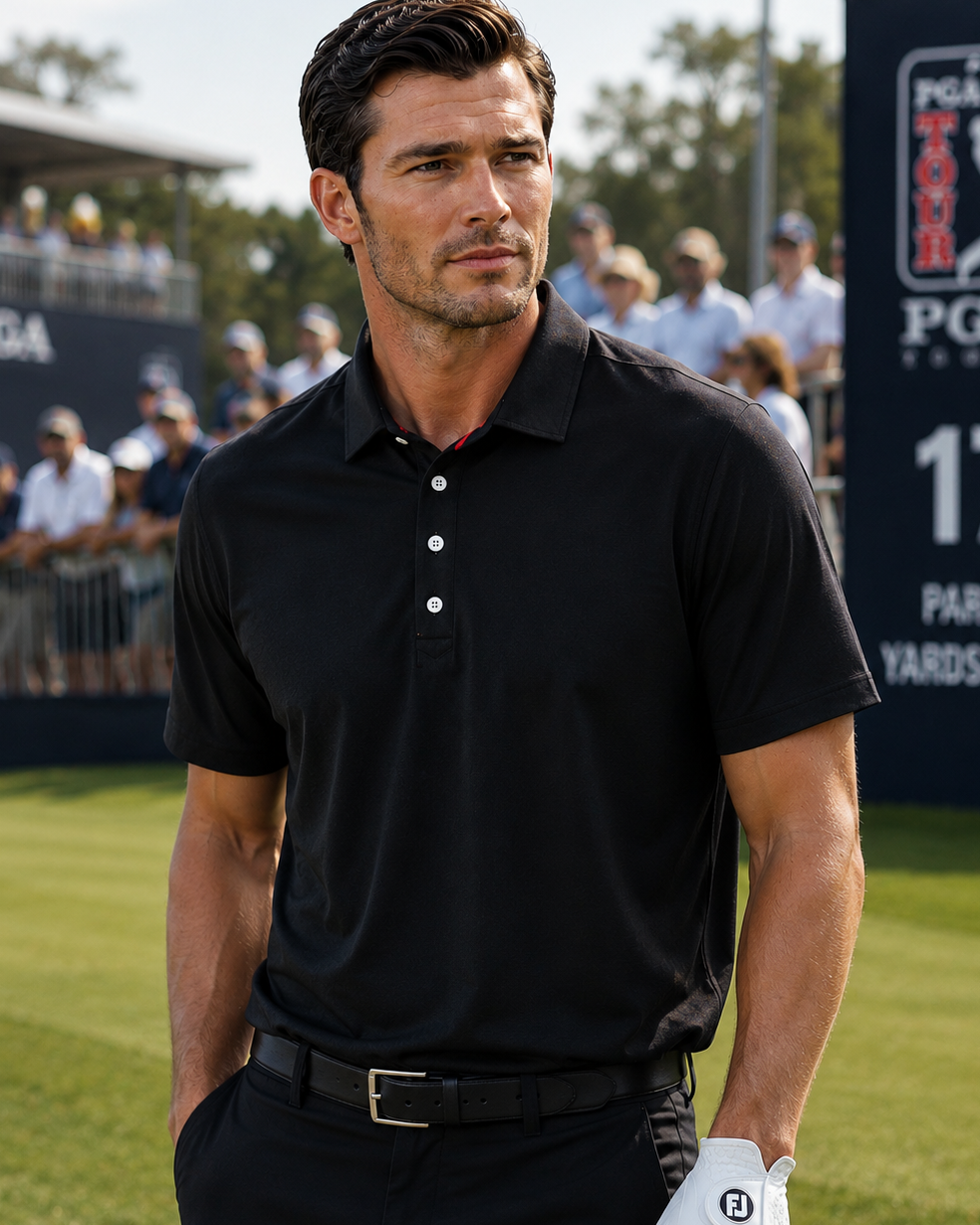 Buki Cinqo Polo - Black