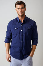Buki’s Cinqo Western Tech Shirt 2-Pack - Navy/White