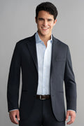 Circular Knit Blazer // Black