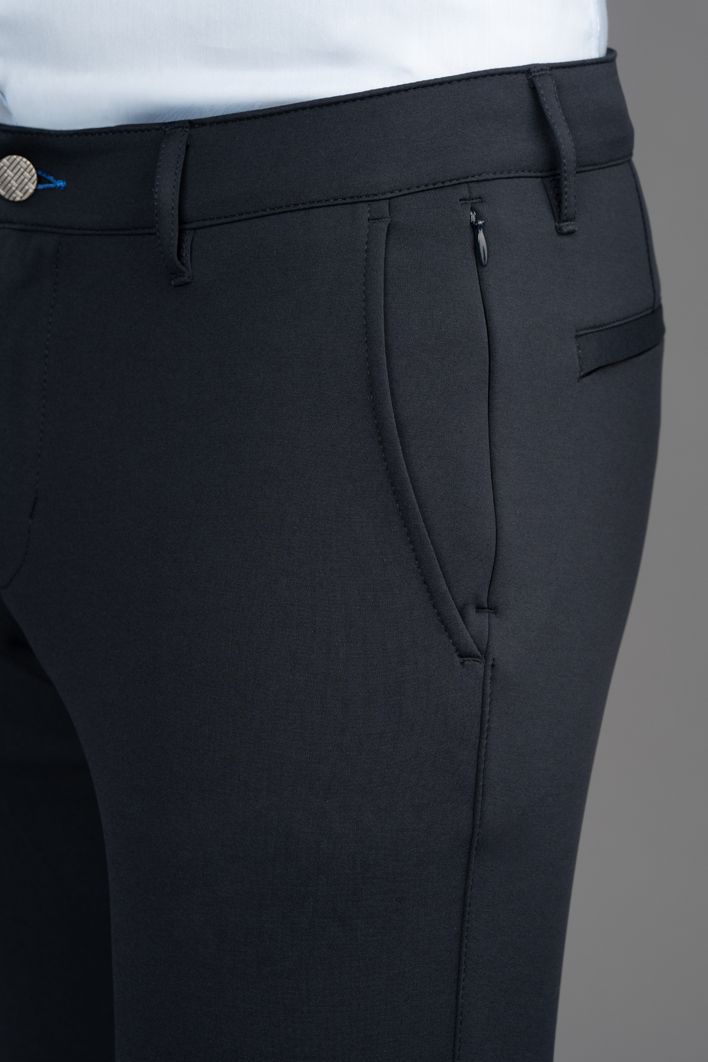 Circular Knit Pants // Navy