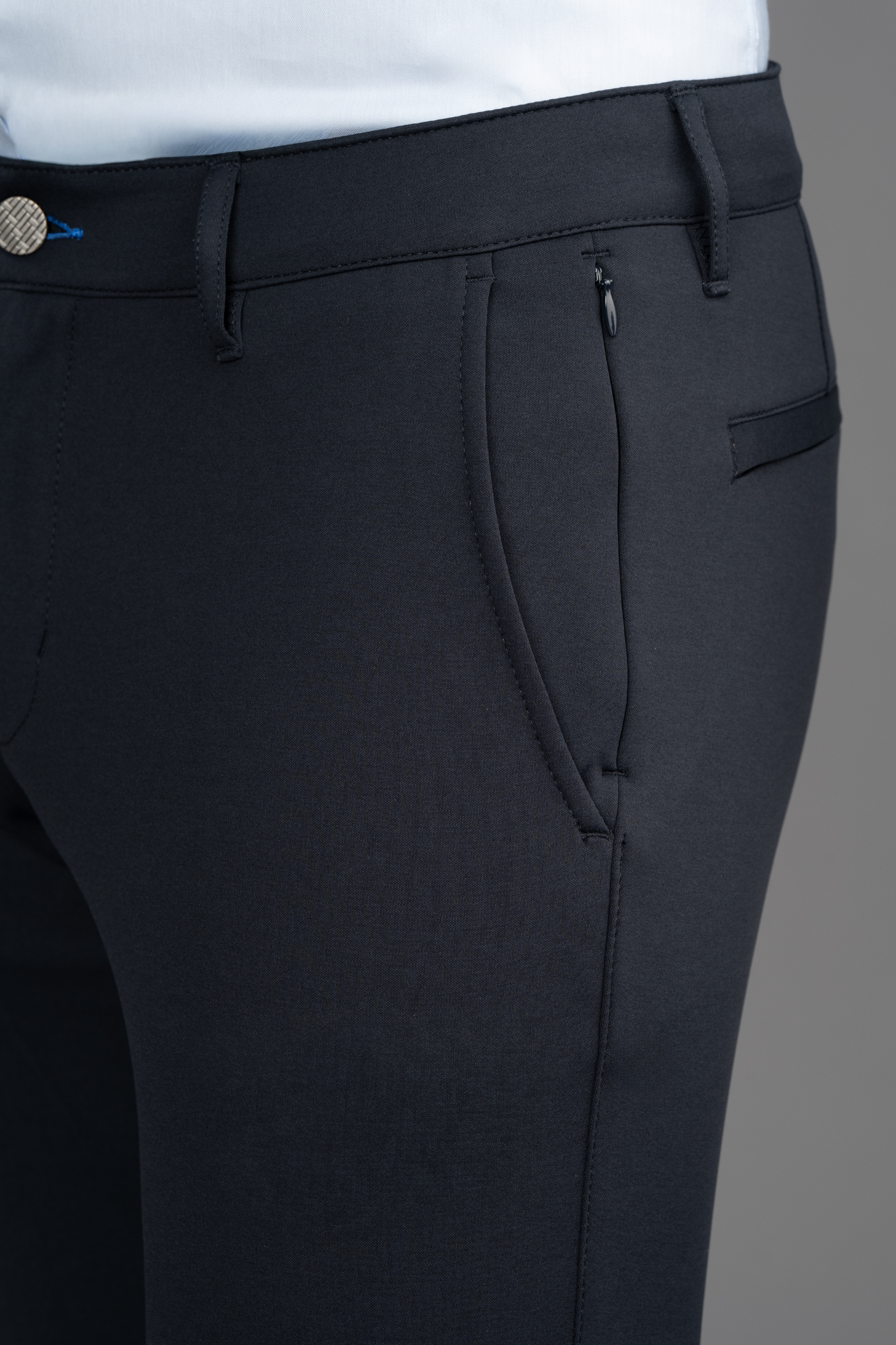 Circular Knit Pants // Navy