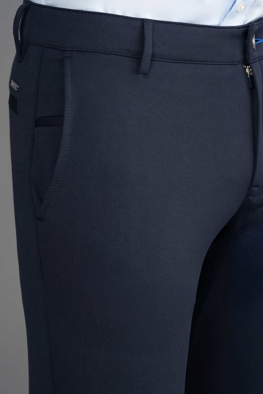 Circular Knit Pants // Navy
