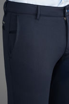Circular Knit Pants // Navy