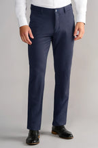 Circular Knit Pants // Heather Navy