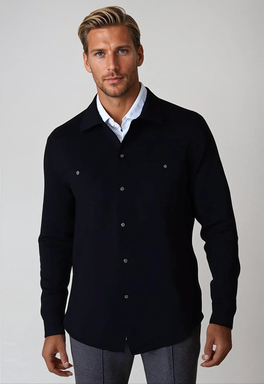 City CPO Shirt Jacket - Black