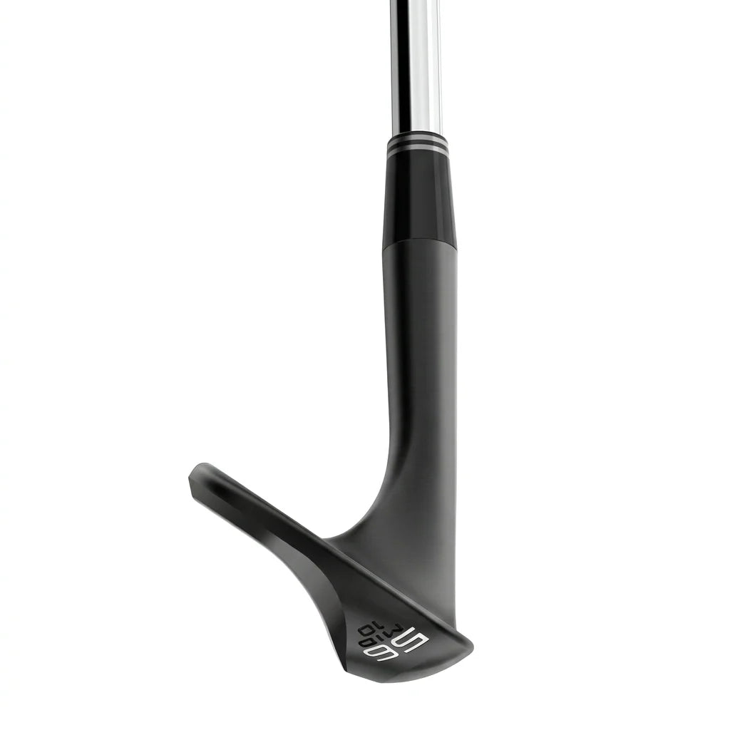 Cleveland RTZ Black Satin Wedge
