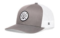 Cleveland Trucker Hat  |  White Patch CLE X Snapback