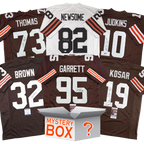 Autographed/Signed Cleveland Football Jersey Mystery Box with PSA JSA or Beckett COA