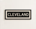 Framed Cleveland Ohio Bus Scroll