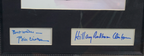 President Bill Clinton & Wife Hillary Signed Framed Photo Display JSA JSA