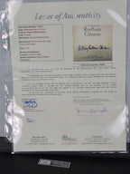President Bill Clinton & Wife Hillary Signed Framed Photo Display JSA JSA