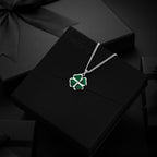 Clover Pendant - Malachite