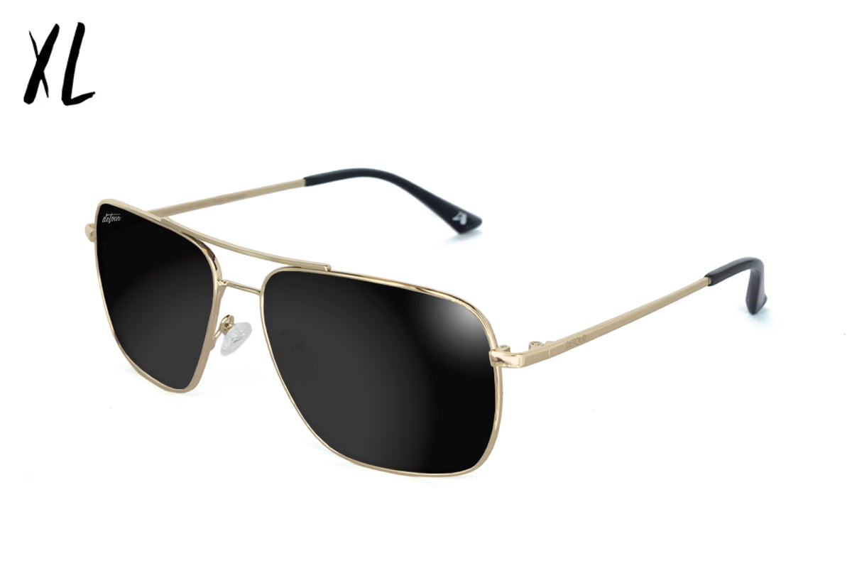 Coastal XL - Gold - Jet Black Polarized