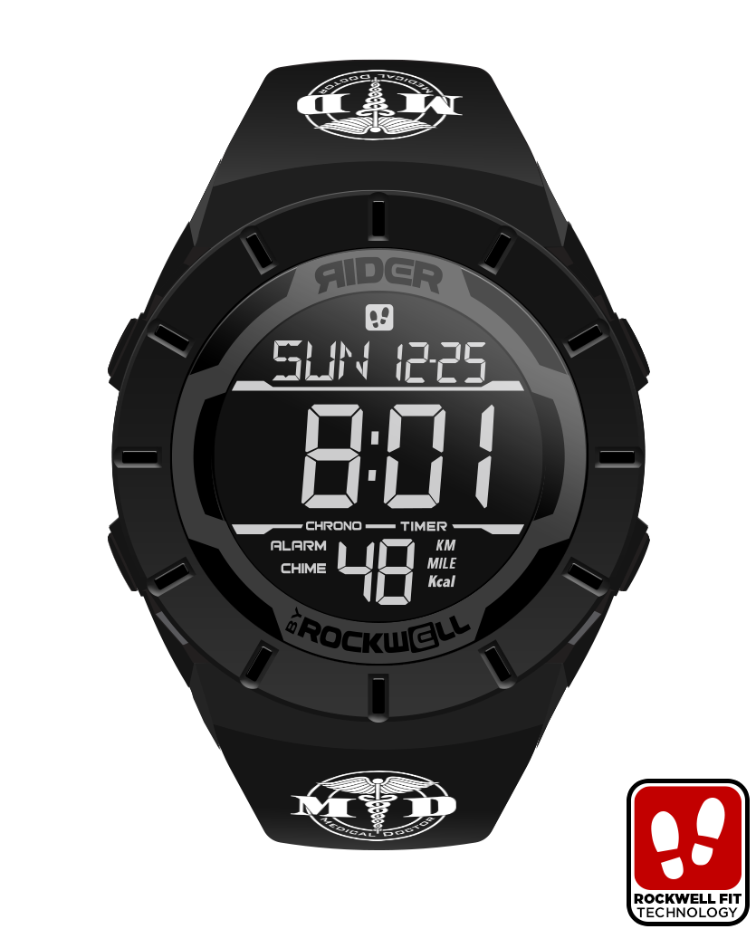 Coliseum Fit™ Medical Doctor Edition (Phantom Black) Watch