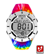 Coliseum Fit™ Samadelic Tie-Dye Edition (White/Black) Watch