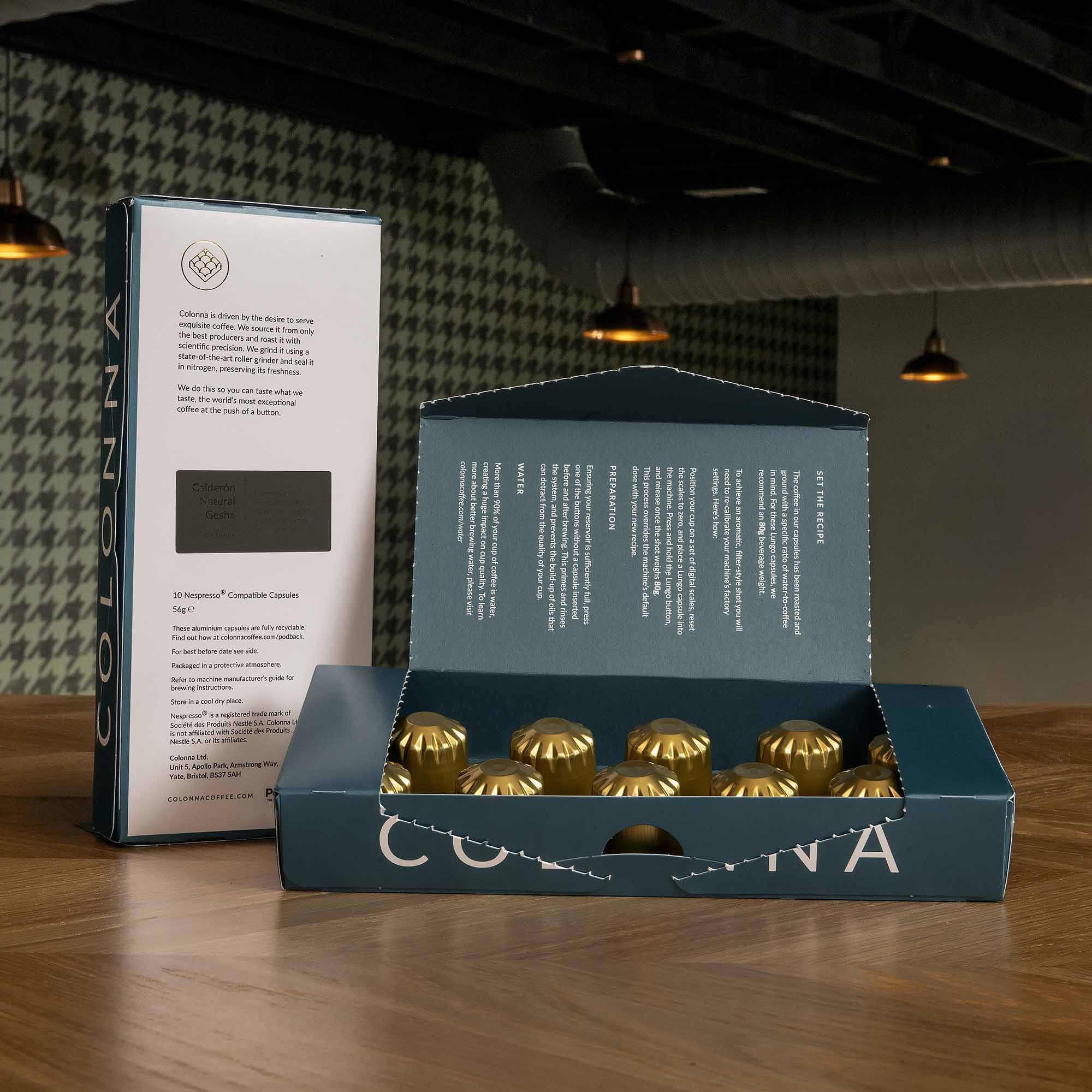 Colonna Coffee Pods: Gesha Lungo (10x)