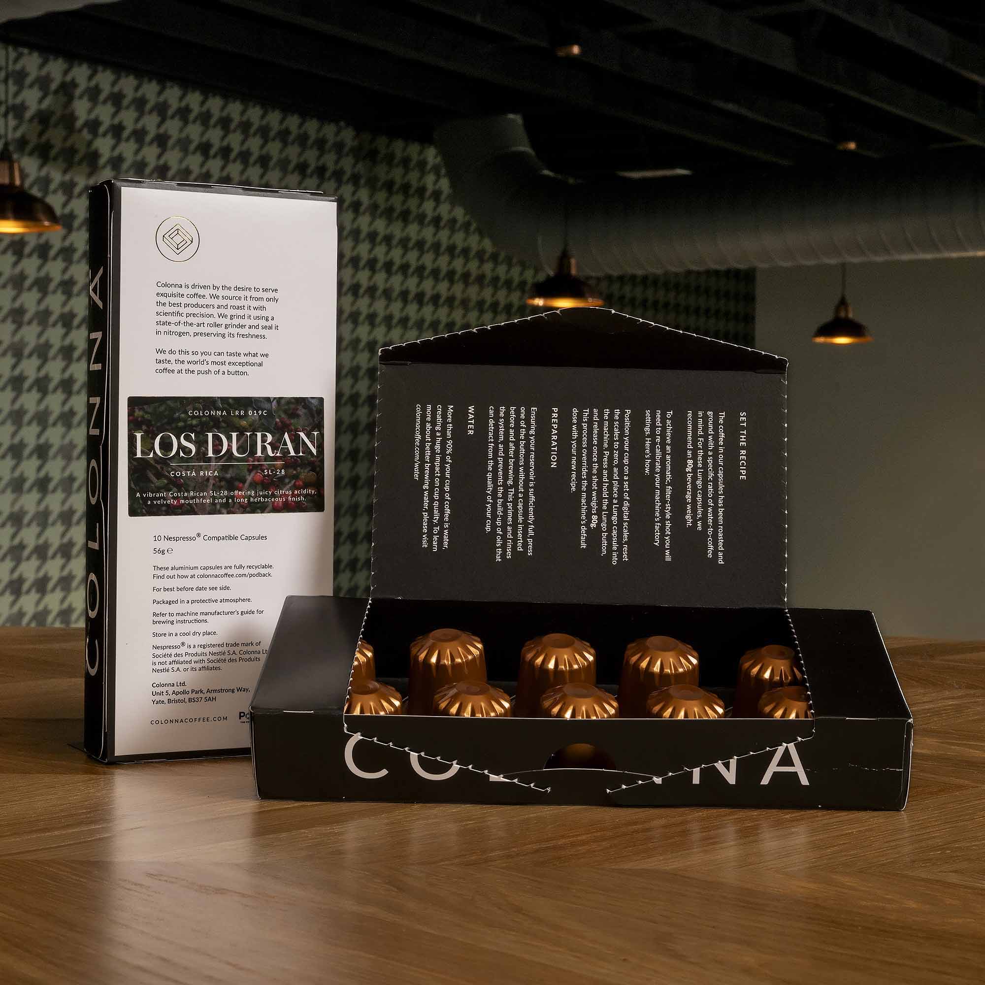 Colonna Coffee Pods: Limited Release Rare Lungo (10x)