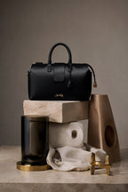 Convertible Executive Leather Bag Classic Size in Black