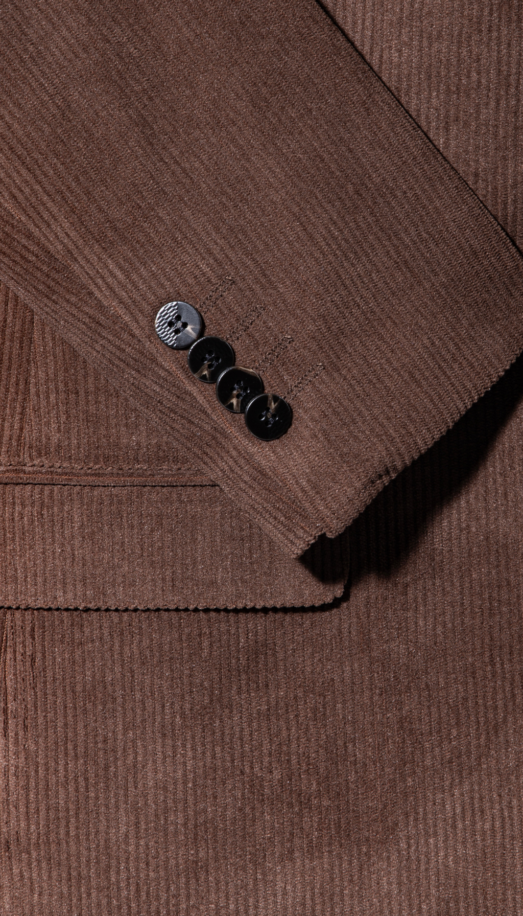 Ferrecci Men's Cordell Brown Cotton Corduroy Suit – 2 Piece Notch Lapel