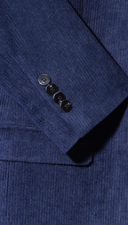Ferrecci Men's Cordell Navy Cotton Corduroy Suit – 2 Piece Notch Lapel